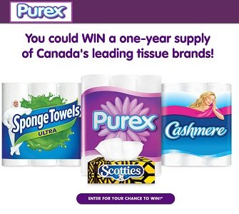 Purex Canada contest win free Purex for a year