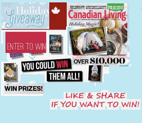 Canadian Living Magazine Contests,prizes & Giveaways