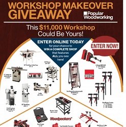 Popular Woodworking Magazine Sweepstakes for Canada Workshop Giveaway