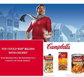 Campbells Contests for Canada Chunky 50/50 Giveaway