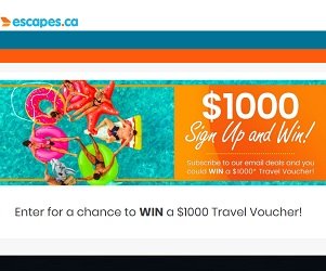 Escapes.ca Travel Contests