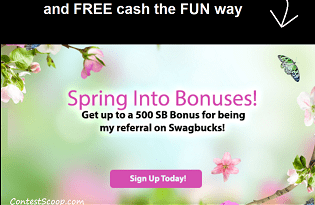Join Swagbucks Rewards Program (Canada & US) and Earn 300 Bonus Points