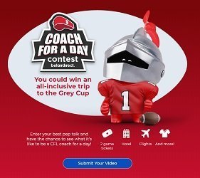 Belairdirect Coach For a Day Giveaway, www.coachforaday.ca