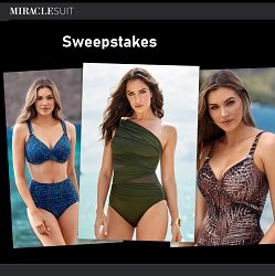 Miraclesuit swimwear win 
Miraclesuit prizes like a trip to Hawaii and gift cards. miraclerewards.com