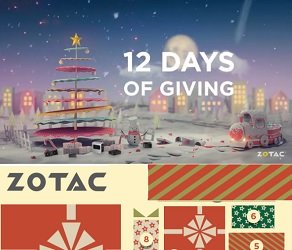 Zotac Sweepstakes: Win 12 Days of Giving Prizes