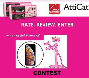 Atticat Insulation Review Contest win iPhone at www.reviewatticatandwin.ca