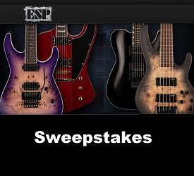ESP Guitar Sweepstakes: win guitar prizes