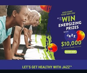 Jazz Apple Contests for Canada & US  Visa Card Giveaway at www.jackapple.com