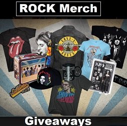 Rock Merch Sweepstakes for US & Canada at www.rockmerch.com
