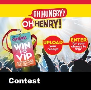 Oh Henry Contest: Win Trip to OSHEAGA Music & Arts Festival 