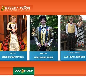 Duck Brand Stuck At Prom Sweepstakes ($10,000)