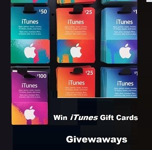 iTunes Card Giveaways for US and Canada, win a free itunes gift card