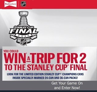 BudweiserHockey.ca Contest:  Win Trip to 2020/2021 Stanley Cup