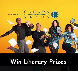 CBC.ca Books Contests. www.cbc.ca/books/literaryprizes to win books, poetry & literary prizes.