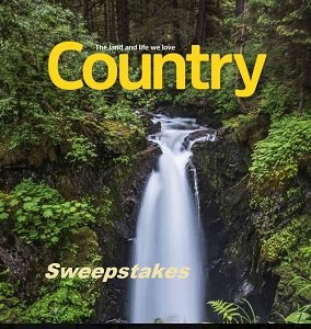  Country-Magazine.com Sweepstakes, win a free subscription at Country-Magazine.com/contests