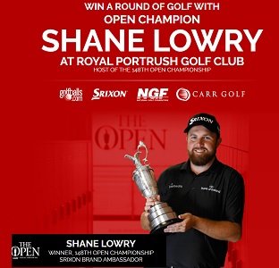Golfballs.com Sweepstakes: Win Golf Game with Shane Lowry in Ireland