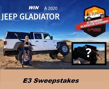 E3 Offroad Sweepstakes: Win Jeep Gladiator Giveaway
