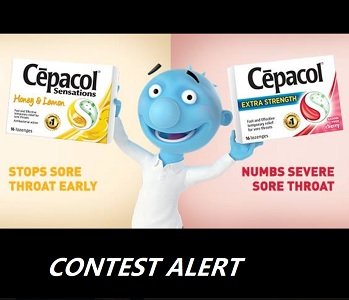 Cepacol Canada Contest- win Cepacol lozenges, Visa cards and gift cards