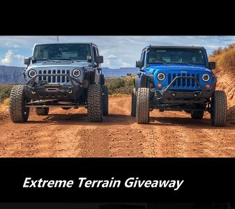 Extreme Terrain Sweepstakes: Win parts credit for Your Jeep Wrangler