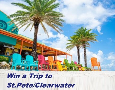 St. Pete/Clearwater Beach Vacation Giveaways visitstpeteclearwater.com