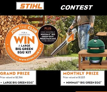 Stihl Club Contests: win backyard and patio prizes