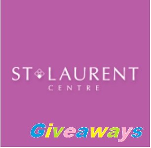 st.Laurent Centre giveaways