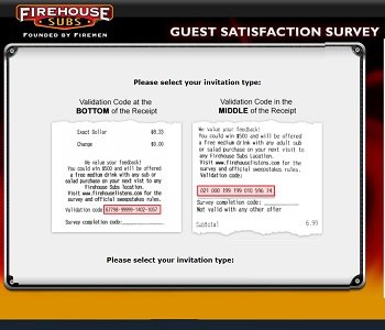 Firehouse Subs: Visit FirehouseListens.com and take the feedback survey for a chance to Win $500 and claim a free drink
