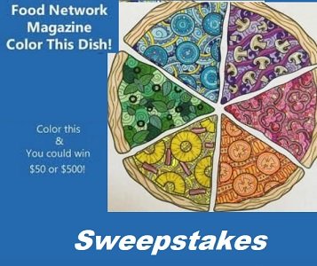 Foodnetwork.com Color This Dish Contest: Win $500 Prize