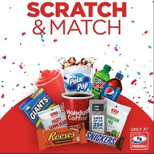 Holiday Stationstores: WIN Scratch & Match Sweepstakes Prizes