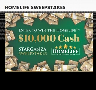 Homelife Canada $10,000 Starganza Cash Sweepstakes
