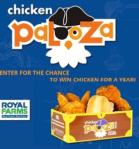 Royal Farms Sweepstakes 2020 Chicken Palooza Giveaway at royalfarms.com. 