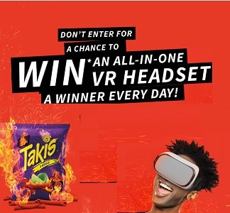 Takis Contest Win Oculus headset