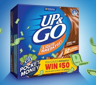 UP and GO Sweepstakes 2020 UP And Go Pocket Money Giveaway at www.upandgopocketmoney.com.
