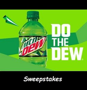 Mountain Dew Sweepstakes for US & Canada  DEW Giveaway