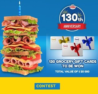 pomcontest.ca Pom Bread 2020 Taste of Home Contest.Enter pin codes at Pomconcours.ca to win free grocery gift cards to IGA,Metro,Walmart & SUPER C