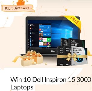 IObit.com competition Contests Canada & US -  Dell Laptop Giveaway