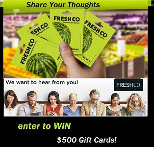FreshCo My FreshCo Contest: Enter to Win $500 Gift cards