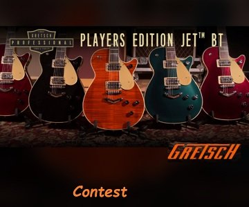 Gretsch Guitars Contest: Win acoustic and eelectric Guitar Giveaways