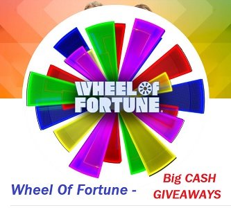 Wheel of Fortune giveaway, win prizes, cars, cash, and vacations