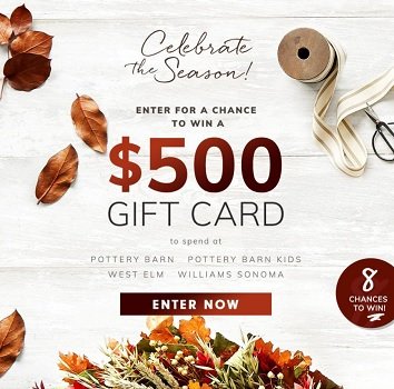 Pottery Barn Kids Canada Contests