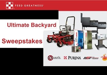 Purina Mills Sweepstakes: Win Ultimate Backyard Prize www.purinamills.com/backyardsweepstakes