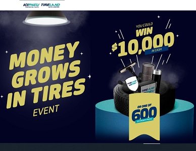 Tireland Canada Contest: Money Grows In Tires Event