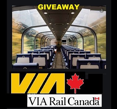 Via Rail Canada Contests -Win Via Rail Train Tickets, 