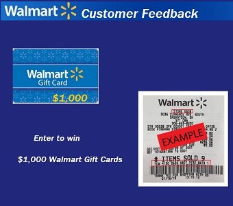 Walmart Survey (Canada): Win $1,000 Gift Cards Contest  Survey.walmart.ca