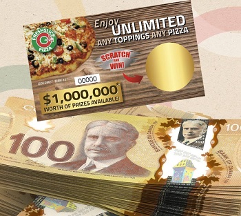 FreshSlice Pizza Contest: Scratch & Win $1,000 Cash & Food Prizes