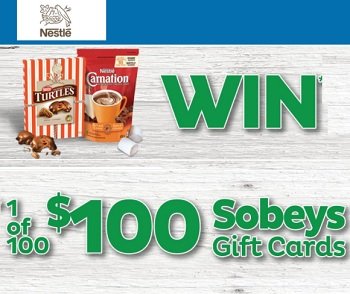 MadeWithNestle Contest: Win $100 Sobeys Gift Cards