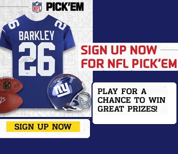 NFL Pick em Contest: Win Football Jerseys, Pinty's Prizes & More