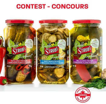 Strubs Pickles Giveaway: Win Free Pickles For Year