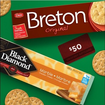 Breton Crackers Win Black Diamond Cheese 12 Days of Giveaways