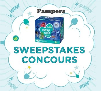 Pampers Canada Contest  win free Mom-to be and baby diaper prizes 